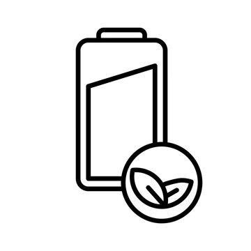 Eco icon vector. Ecology Illustration sign. Recycle symbol. Ecology logo.