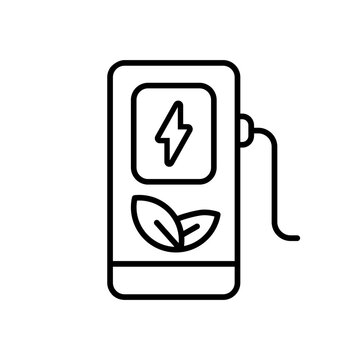 Eco icon vector. Ecology Illustration sign. Recycle symbol. Ecology logo.