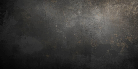 Obraz premium Dark grunge metal texture background with rough aged surface, vintage black wall and chalkboard style design