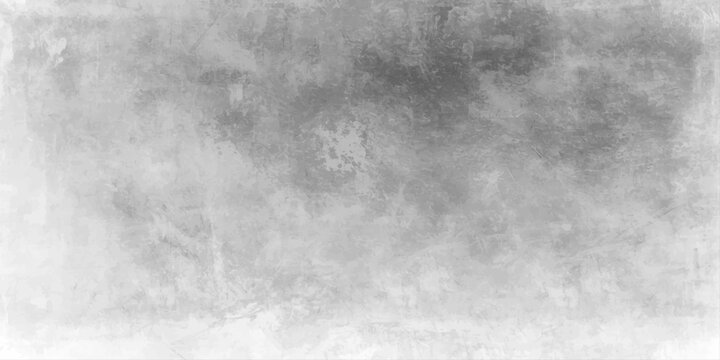 Abstract black and white grunge background with vintage textured wall, rough concrete surface, smoky pattern and dark aged paper design backdrop