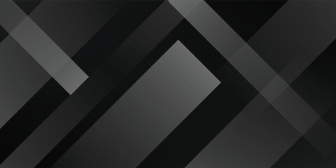 Fototapeta premium Darkness concept design black geometric background vector