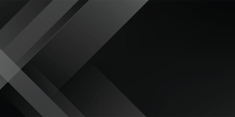 Obraz premium Darkness concept design black geometric background vector