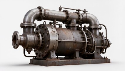 Obraz premium Industrial Vacuum Pump System