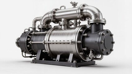 Obraz premium Industrial Vacuum Pump System