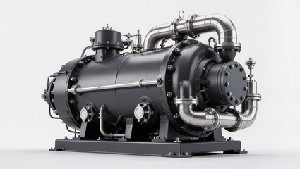Obraz premium Industrial Vacuum Pump System