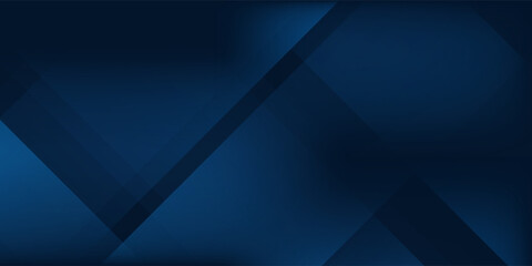 Obraz premium Design background gradient dark navy blue banner abstract modern art design