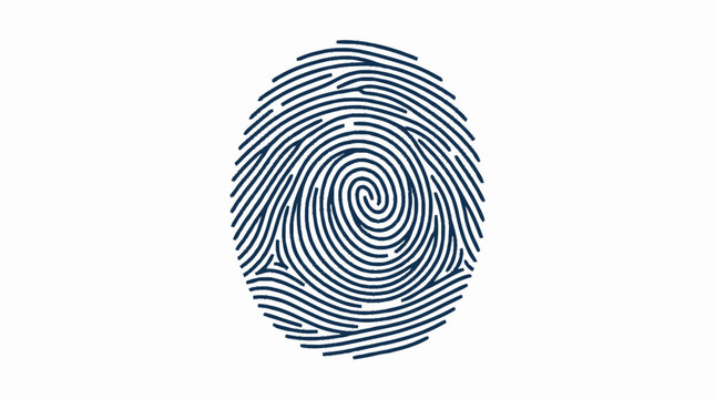 Closeup of a single fingerprint.