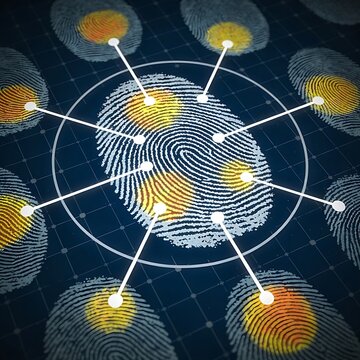Fingerprint and binary code