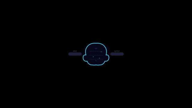 Perfect for tech websites, cybernetic companies, and futuristic projects needing a sleek digital icon with a minimalist design.