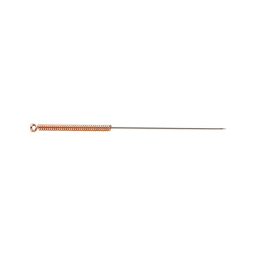 Acupuncture needle isolated on transparent background for medical therapy illustration