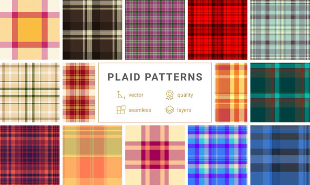 Vintage plaid composition referencing retro textiles. Ideal scrapbooking, invitations, craft projects. Authentic vector geometry preserves old fashioned charm.