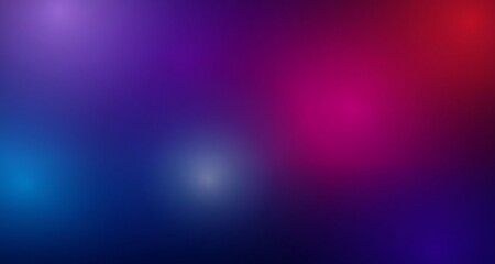 Obraz premium Vibrant multicolored gradient background with blurred colorful spots and bokeh effect