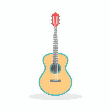 Acoustic Guitar Illustration