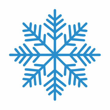 Blue Snowflake Icon