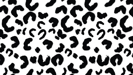 Black leopard spots on for design and decoration purposes © Dulu