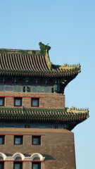 Fototapeta premium The old city wall built for the defense in the Datong city of the China 