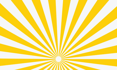 Fototapeta premium Yellow sunburst Background with sun ray. Light sunburst pattern orange ray