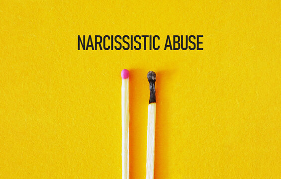 Narcissistic Abuse Emotional Manipulation and Toxic Relationship Trauma Concept with Human Silhouettes Psychological Control Gaslighting Mental Health Recovery and Emotional Damage