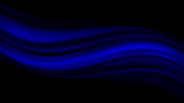 Animation of air conditioner blowing cool wind, alpha channel .Colored air flow moving from right to left and increasing towards the end. Freezing wind waves air blowing effect Air cooling process 4k.