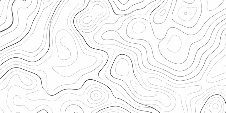 abstract black contour lines on a white background creating a flowing organic pattern