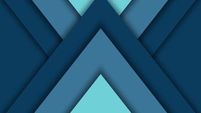Modern Blue Geometric Abstract Virtual Meeting Zoom Background.