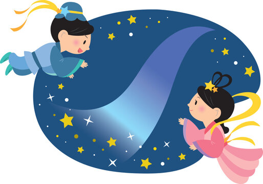 織姫と彦星」の写真素材 | 2,952件の無料イラスト画像 | Adobe Stock