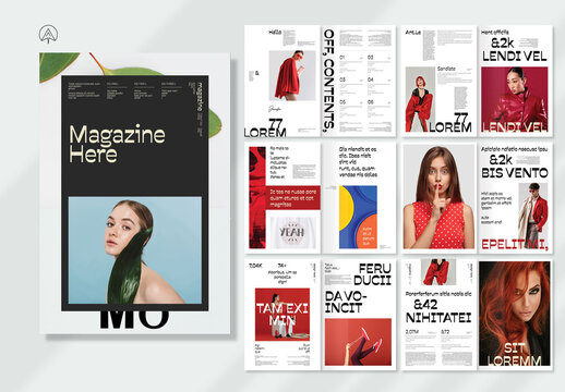 The Magazine Here Layout