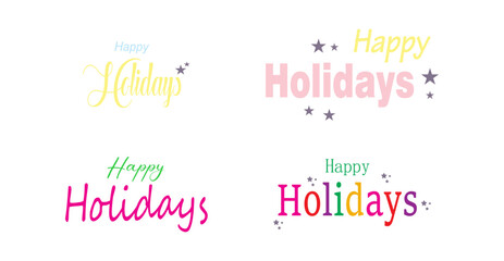 Floral ornament holiday greetings colorful vector illustration © Kamol