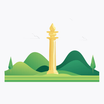 Monumen National (Monas) in Jakarta, Indonesia