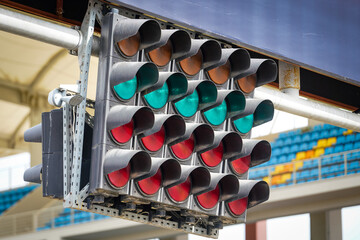 Fototapeta premium Start and Finish Lights