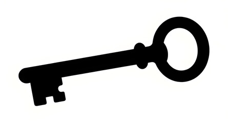 vintage, skeletonkey, silhouette, antique, black, key, ornate, classic, retro, decorative, medieval, lock, oldfashioned, gothic, vector, illustration, isolated © zpixel