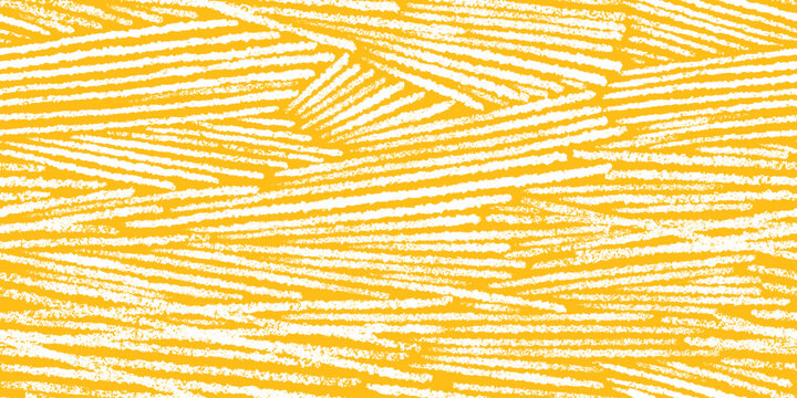 Abstract crayon white line, wavy spaghetti. Seamless texture pattern ideal for pasta packaging, kitchen chalk wallpaper, cooking card or food repeat hand drawn pastel print. Farm autumn print