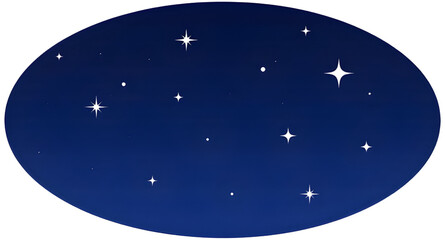galaxy, starrysky, ovalframe, night, stars, cosmic, astronomy, celestial, universe, dreamy, space, dark, decorative, minimalist, vector, illustration, isolated © zpixel