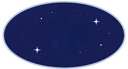 ovalframe, starrysky, night, stars, galaxy, cosmic, astronomy, celestial, universe, dreamy, space, dark, decorative, minimalist, vector, illustration, isolated © zpixel