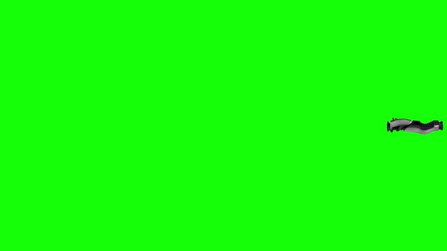 Airplane icon streaks across a vibrant green background, representing rapid global travel and efficient flight logistics for modern business communications or international shipping corporate.