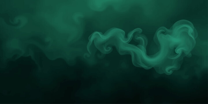 Abstract swirling turquoise smoke or ink creating an ethereal and mysterious visual effect, perfect for backgrounds and creative designs.