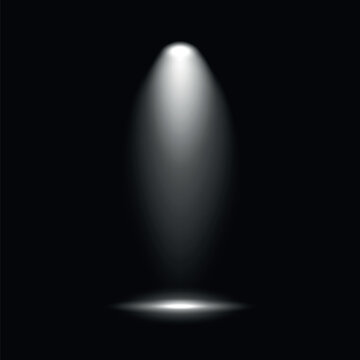 Dramatic spotlight stage, overlay effect vector element
