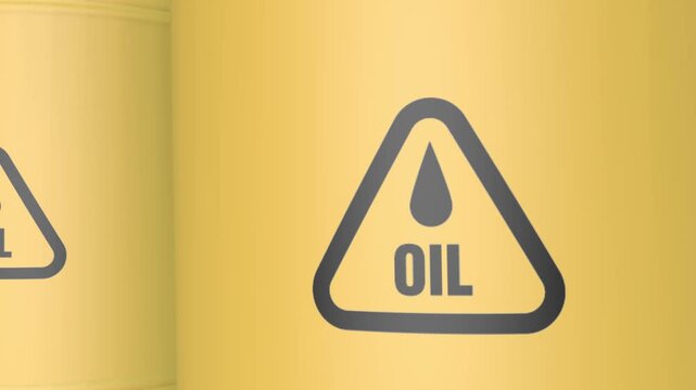 Male worker inspection record drum oil stock barrels blue horizontal or chemical for in the industry