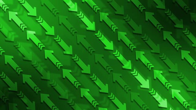 Pattern arrows pointing down-right on gradient background animation, abstract directional texture