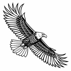Obraz premium Soaring Eagle Decorative Art