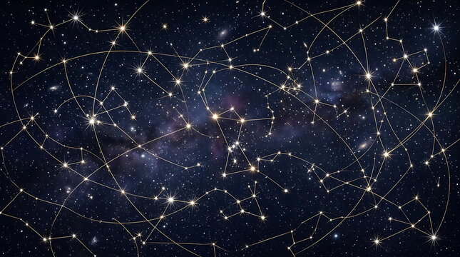 Galactic map, starry night sky, astronomy background, celestial navigation, space exploration