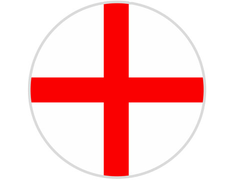 england flag circle with transparent background
