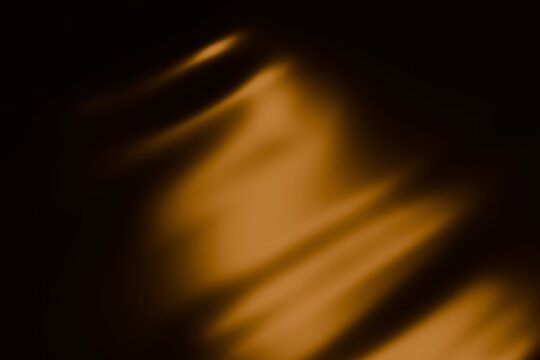 Elegant golden metallic drapery background with soft shadow, 3D cgi texture.