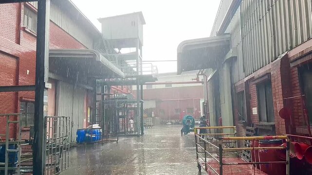 Modern Textile Spinning Factory with Automated Yarn Production Machines