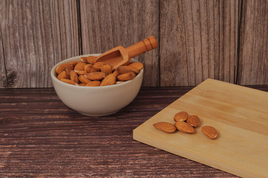 almonds in a bowl dry frut