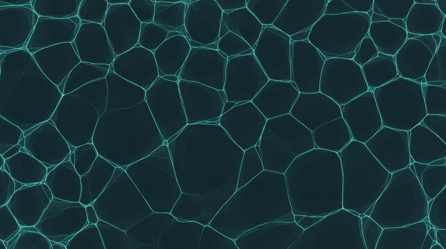Abstract geometric voronoi diagram background with polygon mesh structure and modern cellular pattern. Futuristic digital design texture for technology, science and creative backdrops