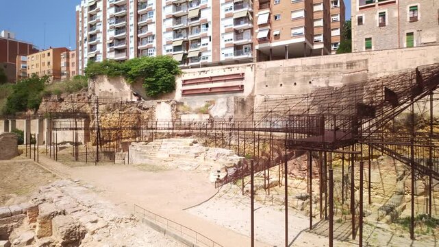 Roman Circus of Tarraco ruins in Tarragona, Spain