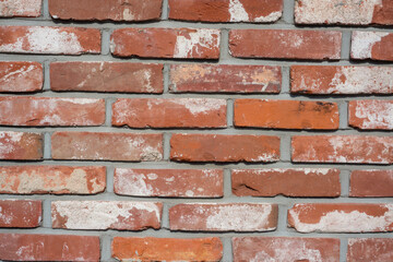 Obraz premium Rustic Red Brick Wall Texture Background Pattern
