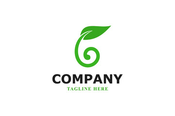 eco friendly initial letter b intergrated with green leaf nature concept © Bayu