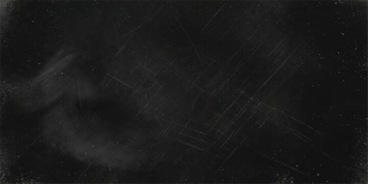 A dark, textured blackboard, etched with subtle scratches and dust specks, evokes a sense of vintage academia and the potential for creative expression.